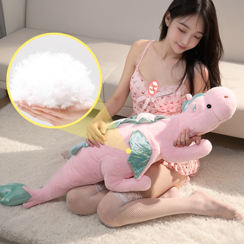 Coussin Sexuel Peluche Dragon Discrète Compatible Gode Vibrant