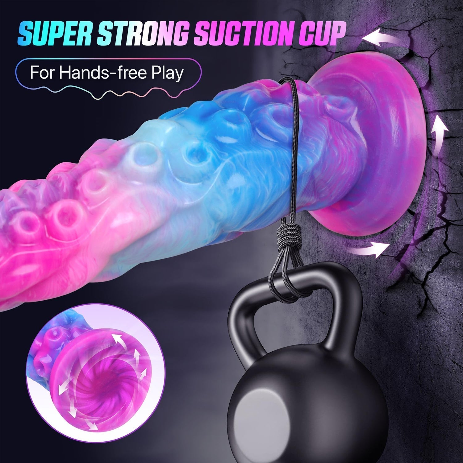 32.7 CM Fantaisie Silicone Long Gode Tentacule