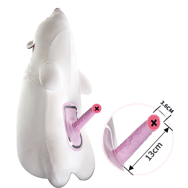Coussin Sexuel Infinity Pillow Bear – Peluche Ours Discrète Avec Machine à Dildo