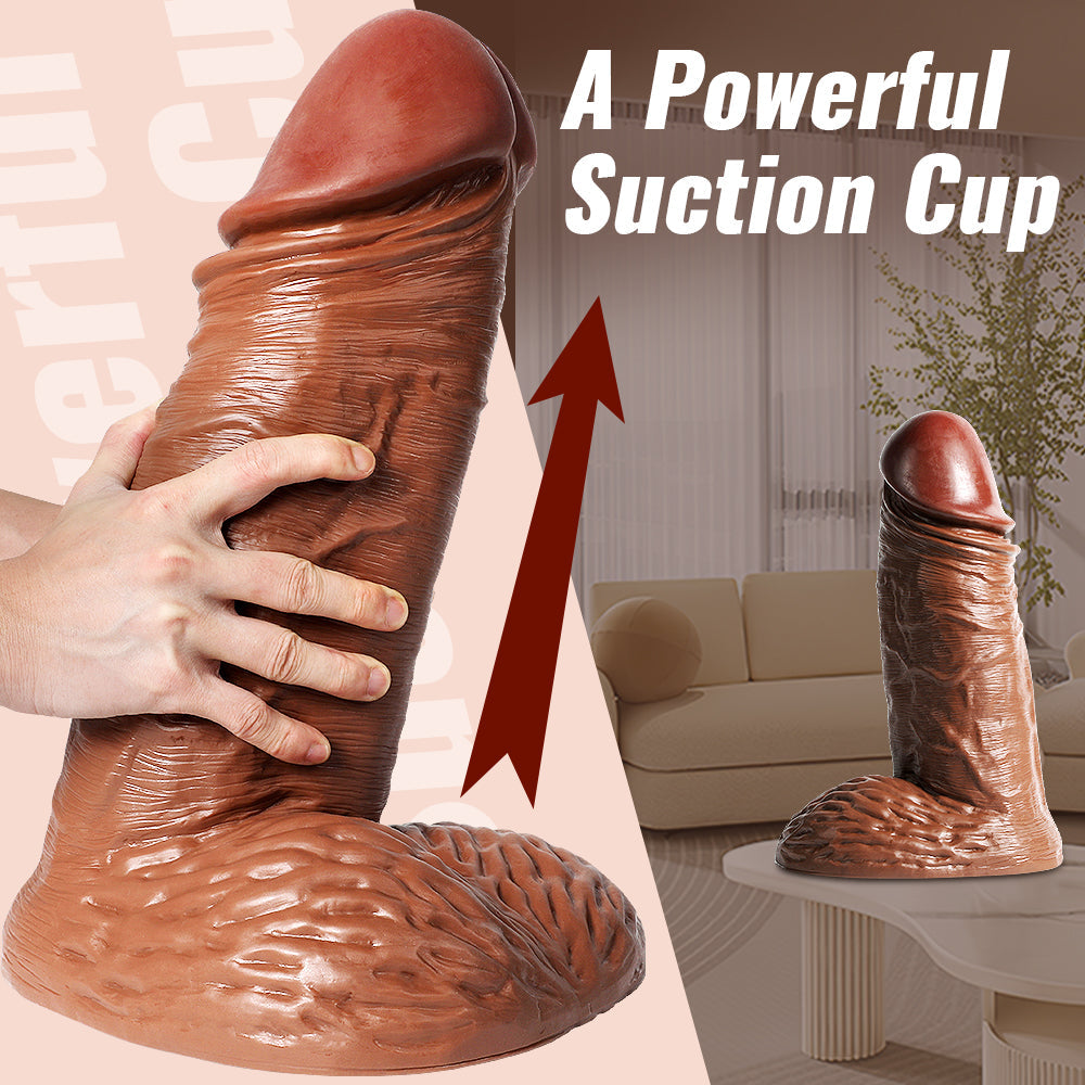 38.5 CM Réaliste XXL Gode Géant Épais