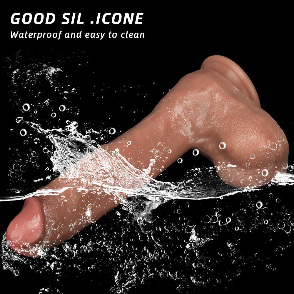 25 CM Réaliste Double Densité Silicone Gode Gros