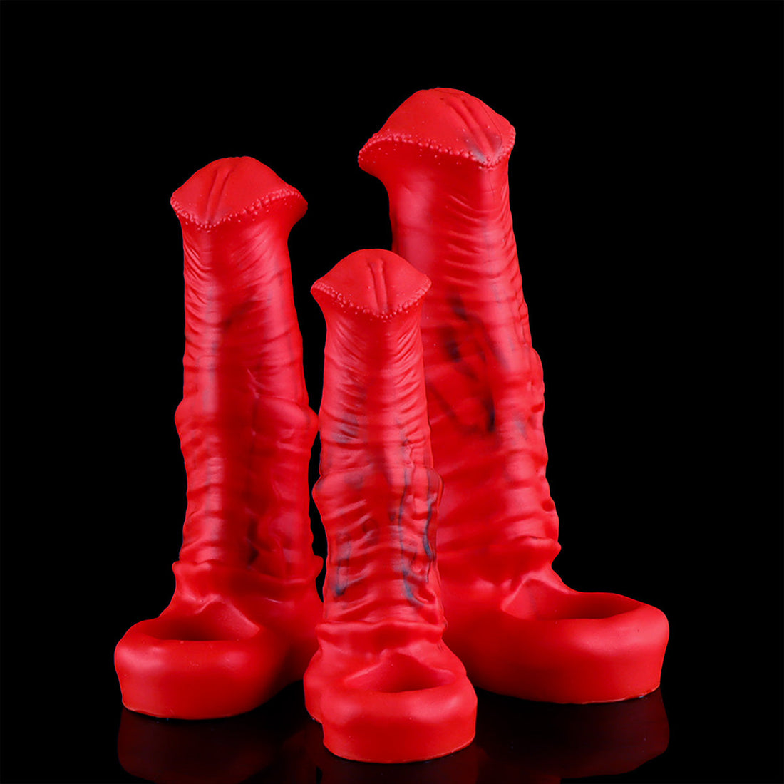 Gaines à Pénis BDSM Rouge Cheval Fantasy