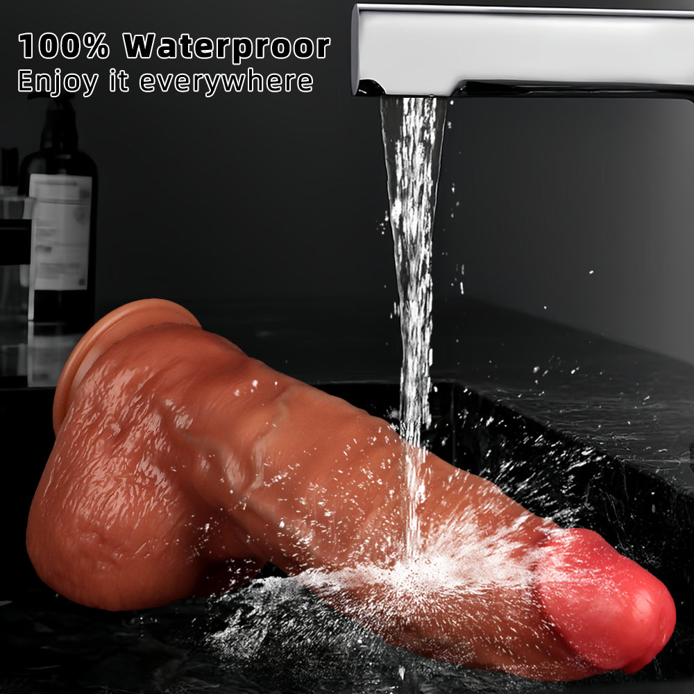 Gros Gode Réaliste épais en Silicone 33 cm