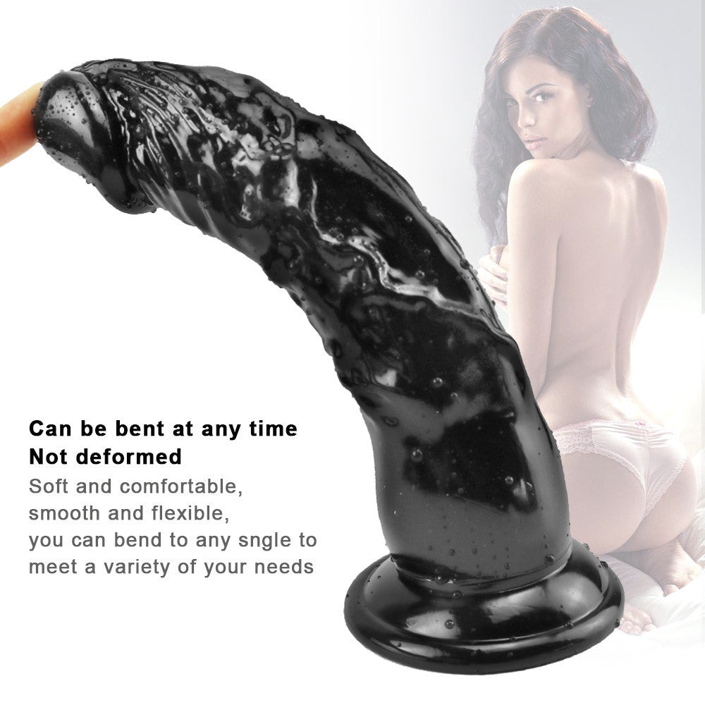 Gode Petit Noir Réaliste En Silicone 17,8 cm