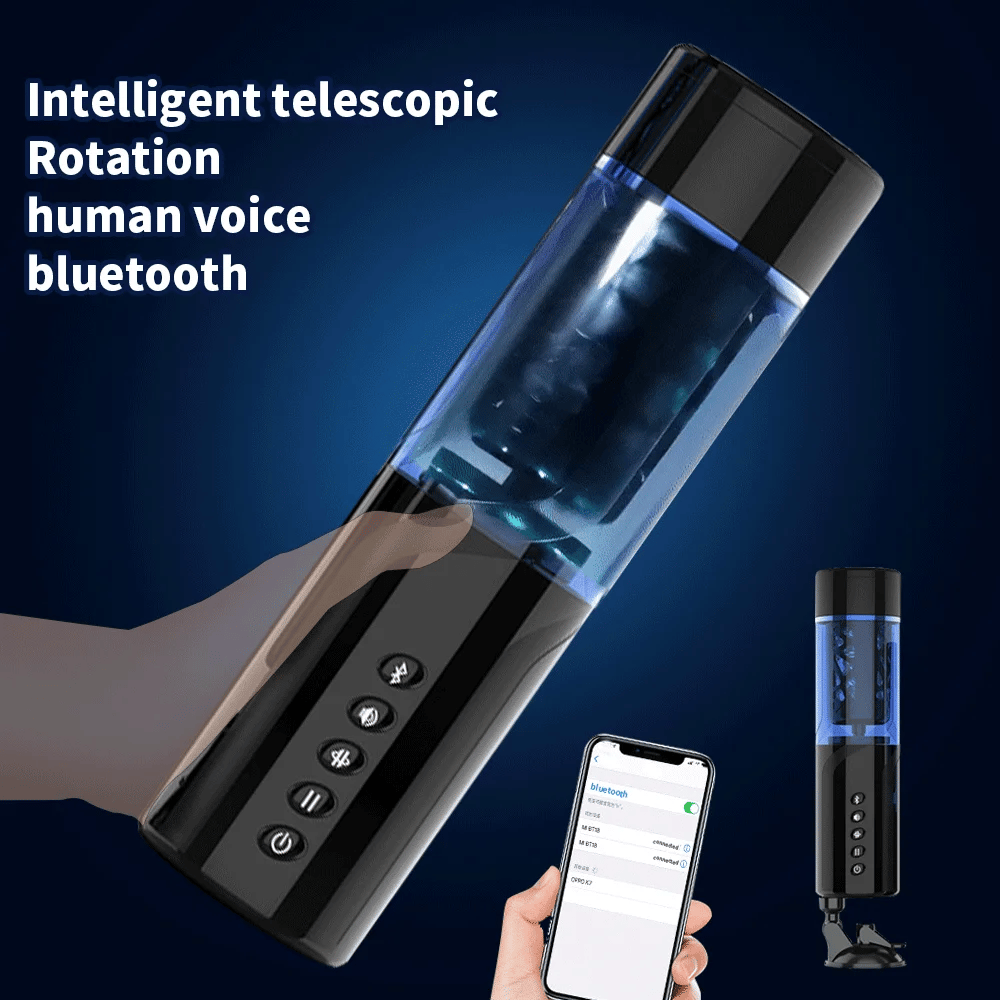 Masturbateur Automatique Bluetooth Réglable Effet Fellation Pour Homme