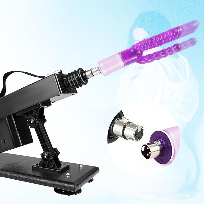 Kit Machine Sexuelle Va-et-Vient Réglable avec Accessoires Multiples