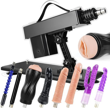 Kit Machine Sexuelle Va-et-Vient Réglable avec Accessoires Multiples