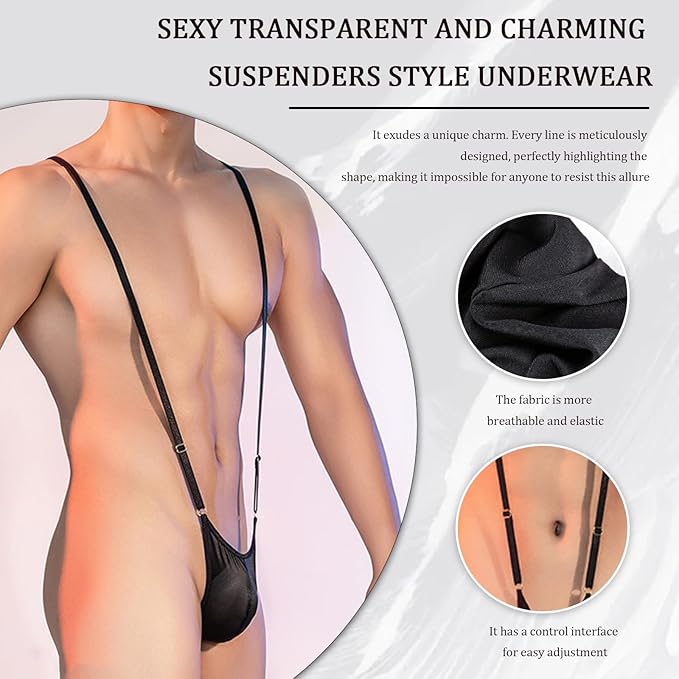 String Homme Sexy à Bretelles Style Harnais