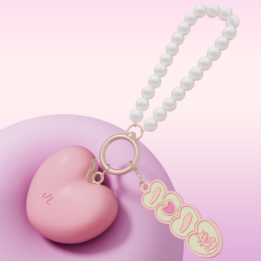 Mini Vibromasseur Discret APP Rose Cœur