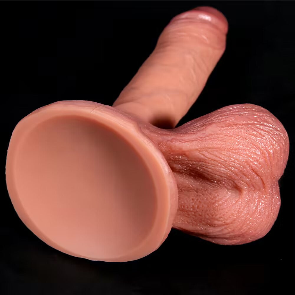Gode Realiste Mou De 27CM Avec Testicules
