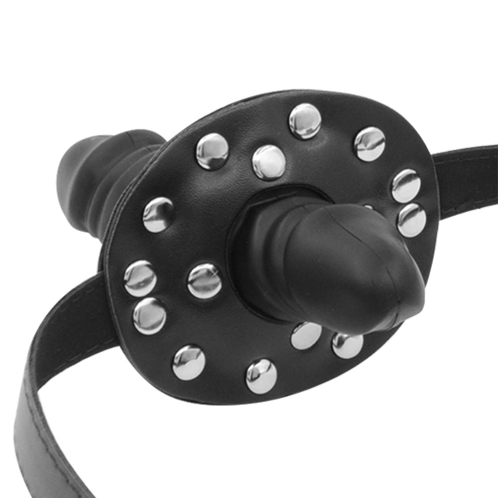 Bâillon Gode BDSM Double Personnalisable pour Bondage