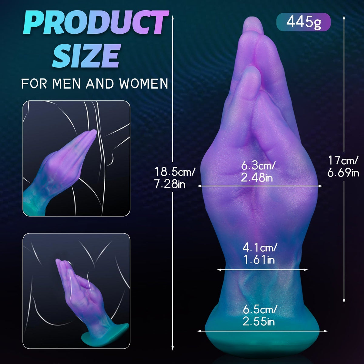 Gros Plug Anal Fisting Vibrant avec Télécommande