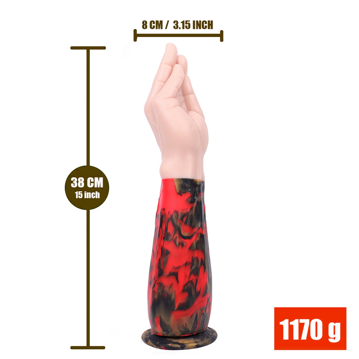 Gode Fist XXL Géant 38,1 cm