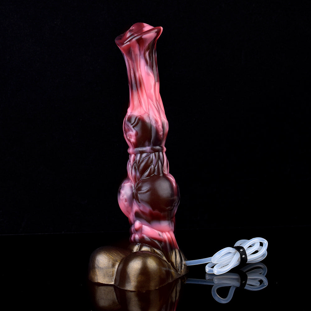 Gode Ejaculateur Cheval Fantasy 25 cm Avec Nœud