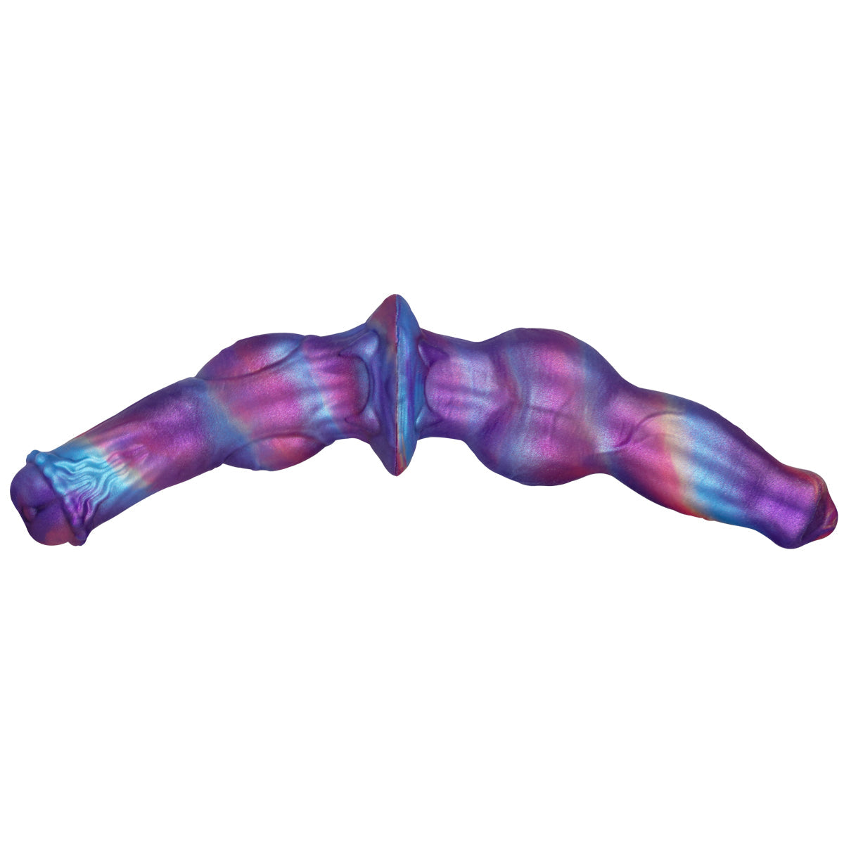 Gode Double Cheval Fantasy avec Nœud 35 cm