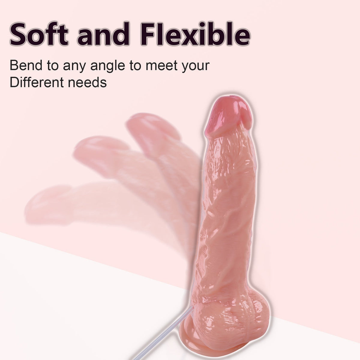 Gode Éjaculateur Ultra Réaliste Souple  23 cm