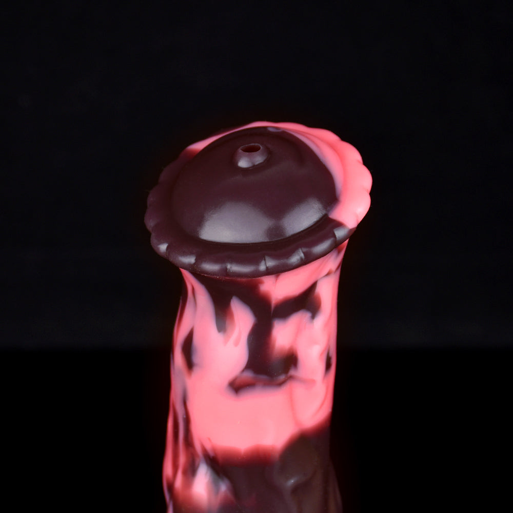 25,5 Cm Gode Cheval Fantasy Éjaculateur En Silicone