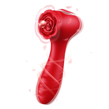 Stimulateur Clitoridien en Forme de Rose – Vibromasseur avec Télécommande