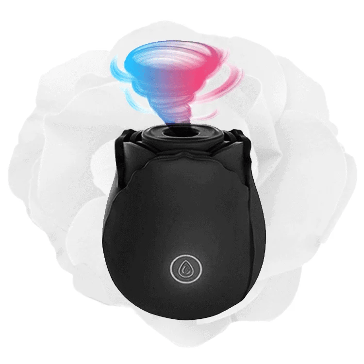 Rose Noir Stimulateur Succion vibromasseur clitoridien