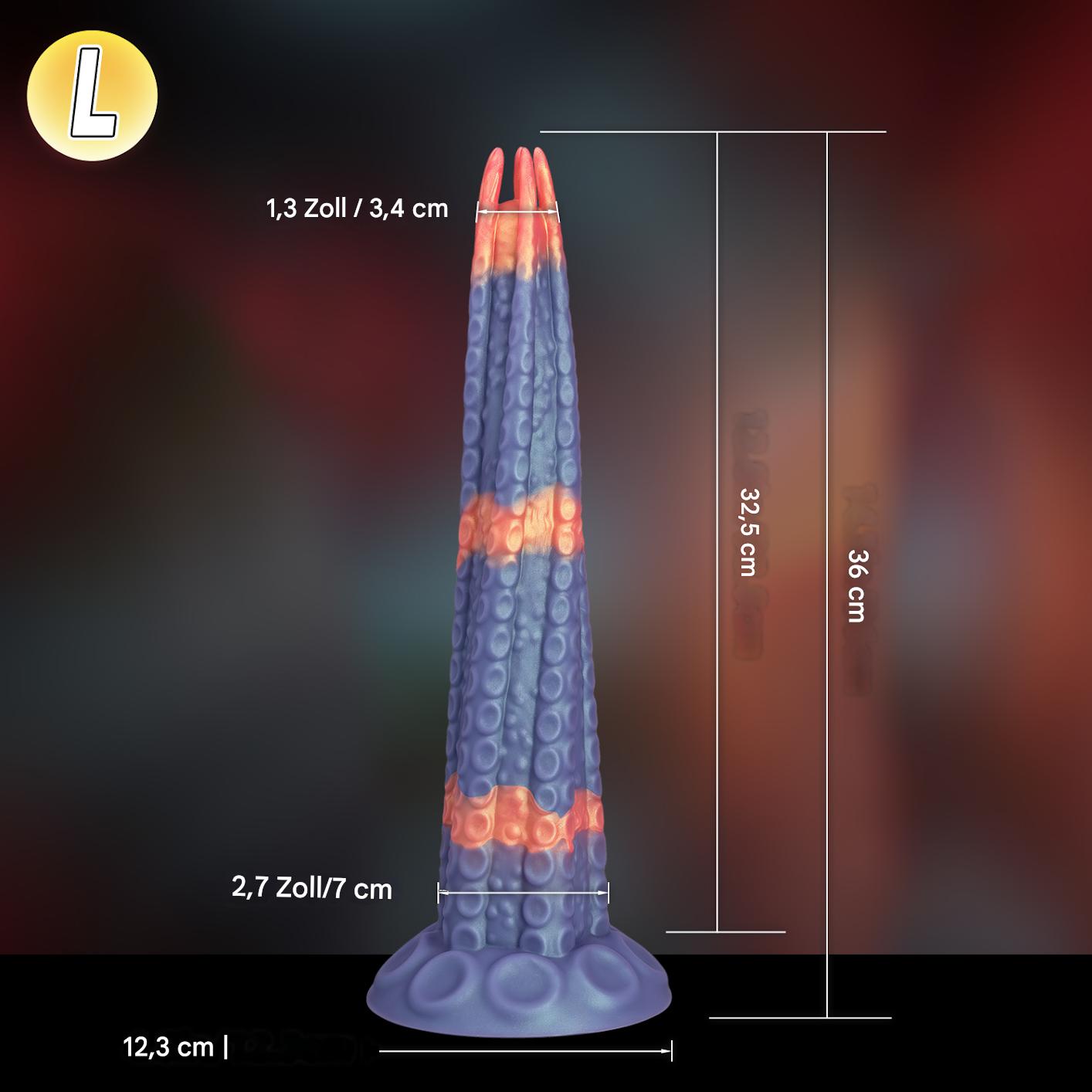 39,5 Cm Gode Tentacule Monstre Géant