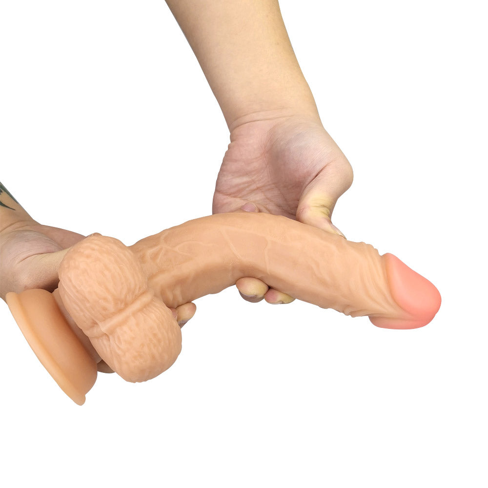 Gode Ventouse Mou Realiste De 22.86CM