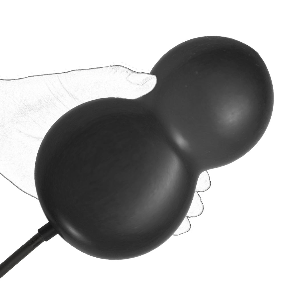 Silicone Réglable Double Plug Anal Gonflable