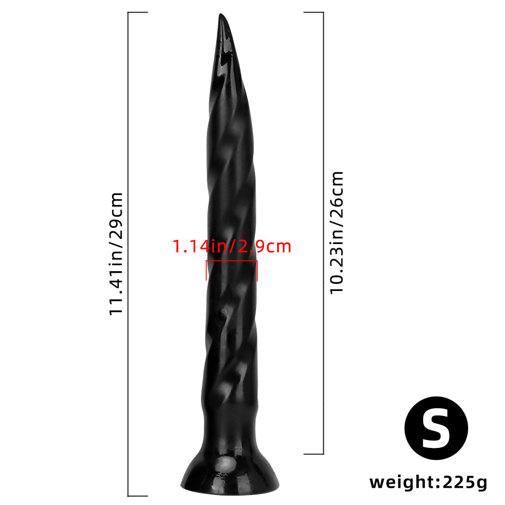 Gode Nervuré Extra Long Effilé 35,5 cm