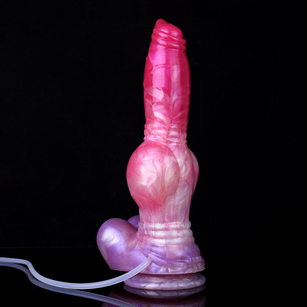 Gode Fantasy éjaculateur En Silicone 25 cm Avec Nœud