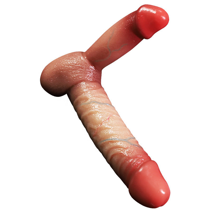 Double Ultra Réaliste Silicone Double Gode Ceinture Sans Harnais