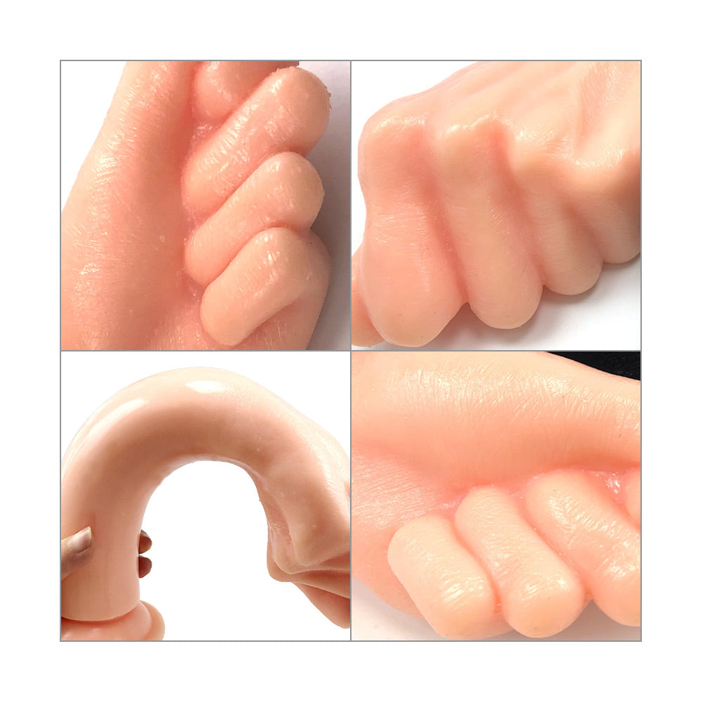 Gode Fist Souple Long 33 cm avec Ventouse
