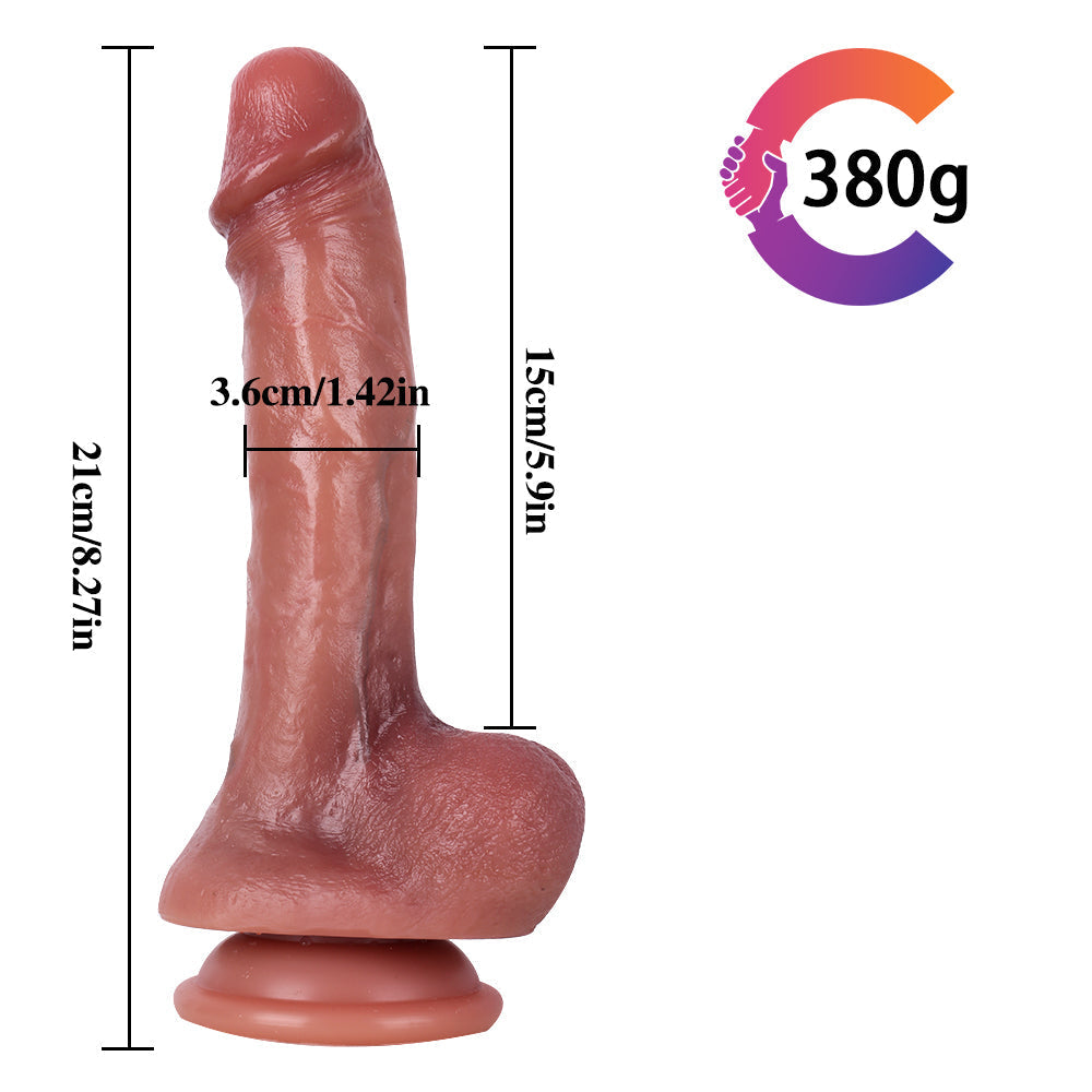 Gode Ceinture Ultra Réaliste avec Harnais 21 cm