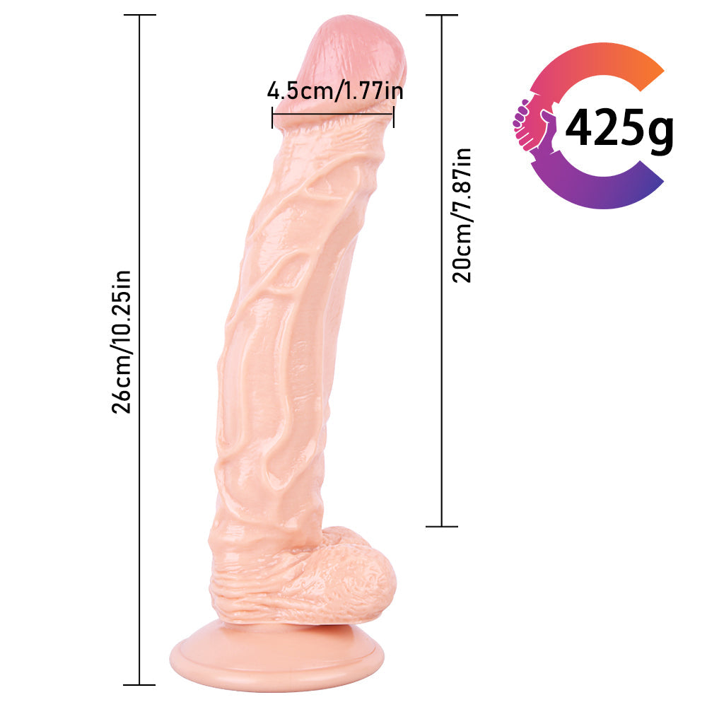 Gode Ceinture Réaliste 26 cm pour Couple Lesbien