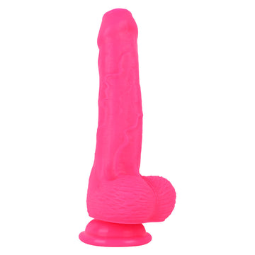 Gode Réaliste Rose En Silicone Non Circoncis 20,3 cm