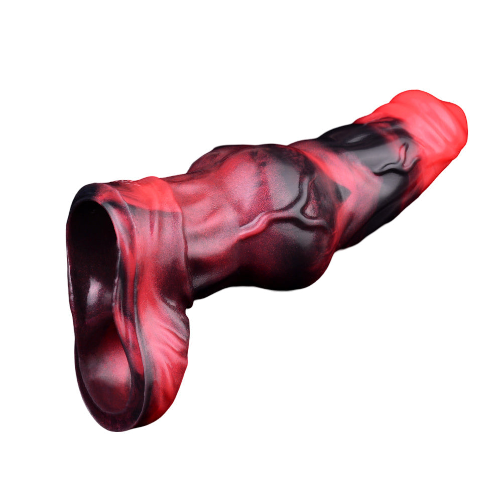 Manchon Vibrant Pénis De Chien De 18 CM