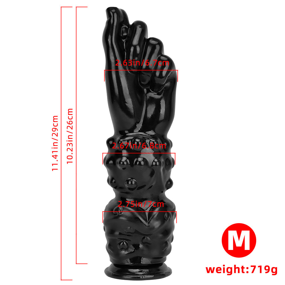 Gode Fisting Main Noir XXL 35,6 cm