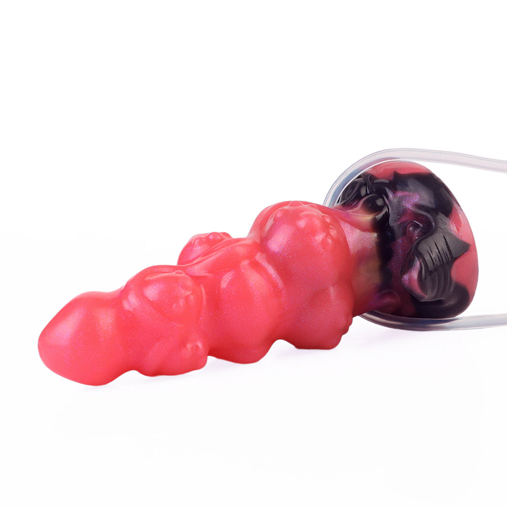 Gode Gonflable Monstre Rouge Avec Ejaculateur