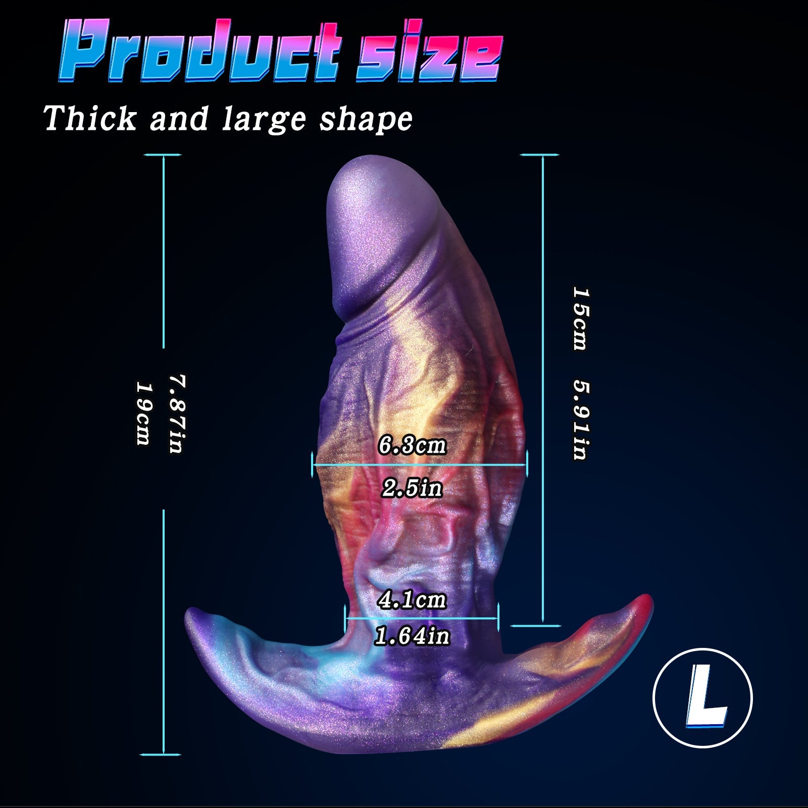 Realiste Bite Silicone Plug Anal XXL