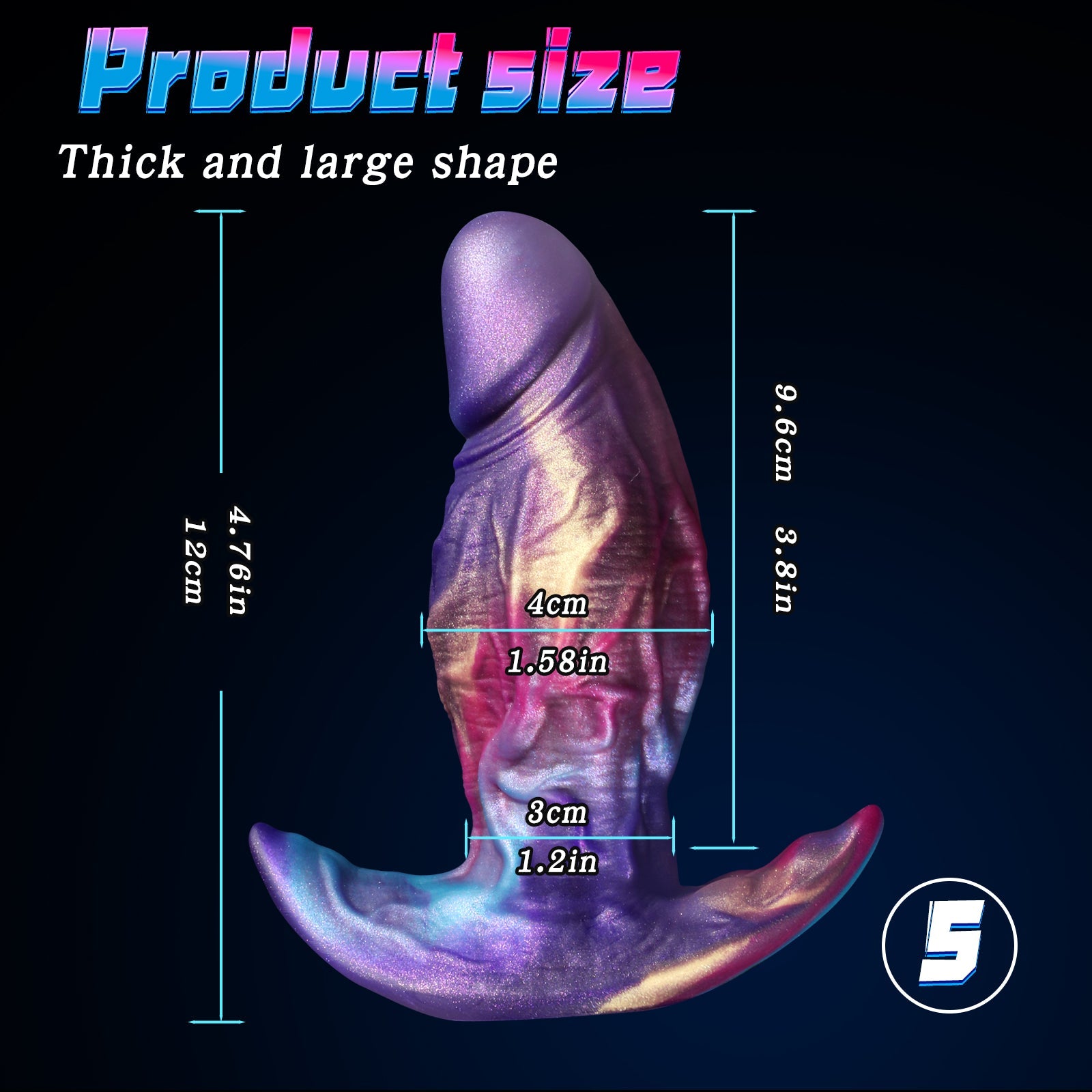 Realiste Bite Silicone Plug Anal XXL