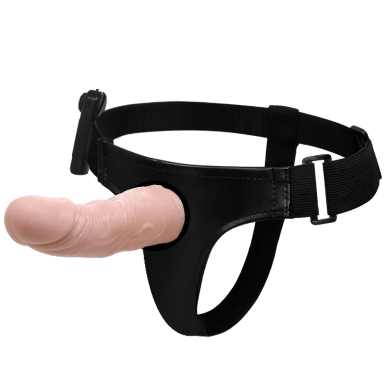 Gode Ceinture Réaliste Creux Vibrant Réglable