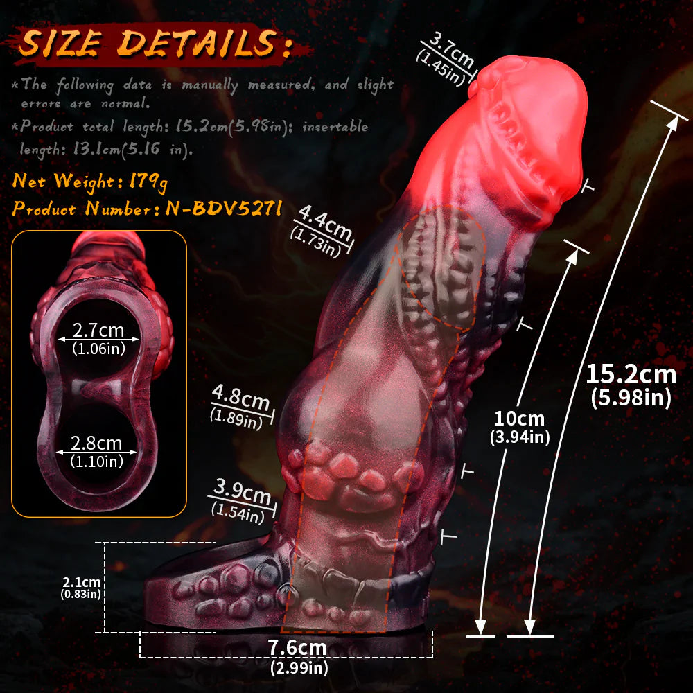 Raised Remote Control Vibrating Penis Sleeve