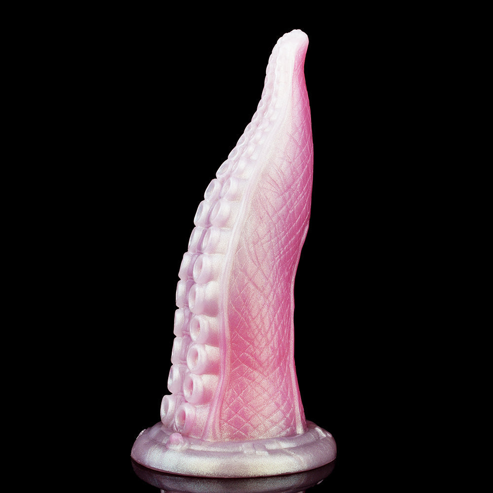 23 Cm Rose Gode Anal Tentacule Monstre