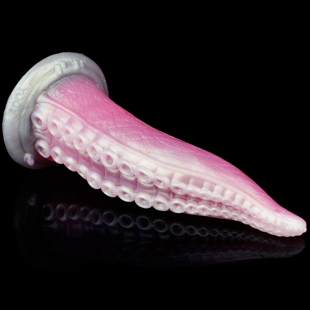 23 Cm Rose Gode Anal Tentacule Monstre