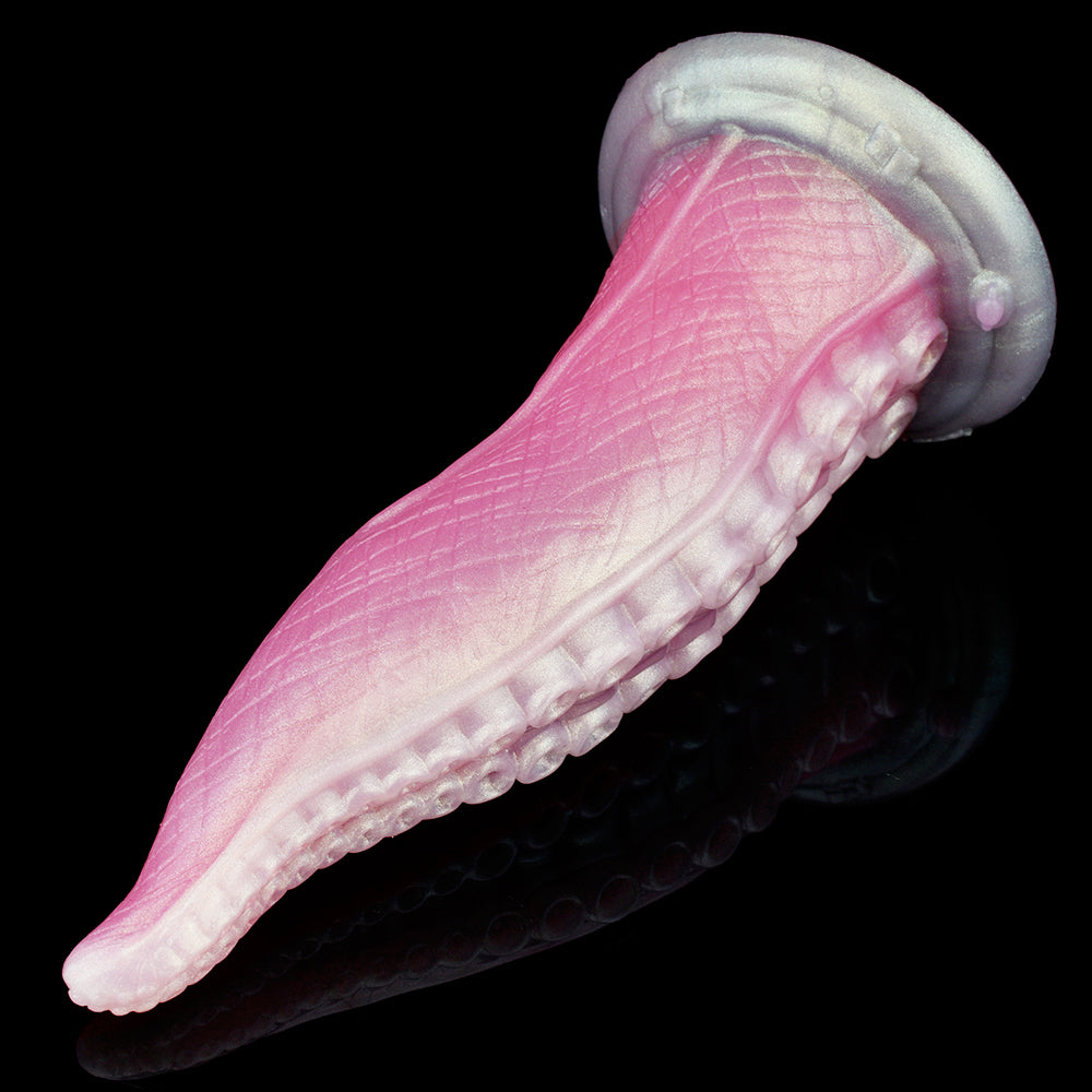 23 Cm Rose Gode Anal Tentacule Monstre