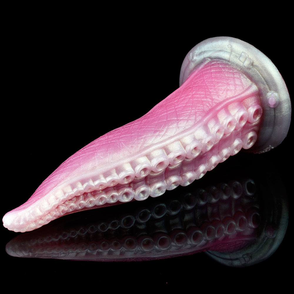 23 Cm Rose Gode Anal Tentacule Monstre