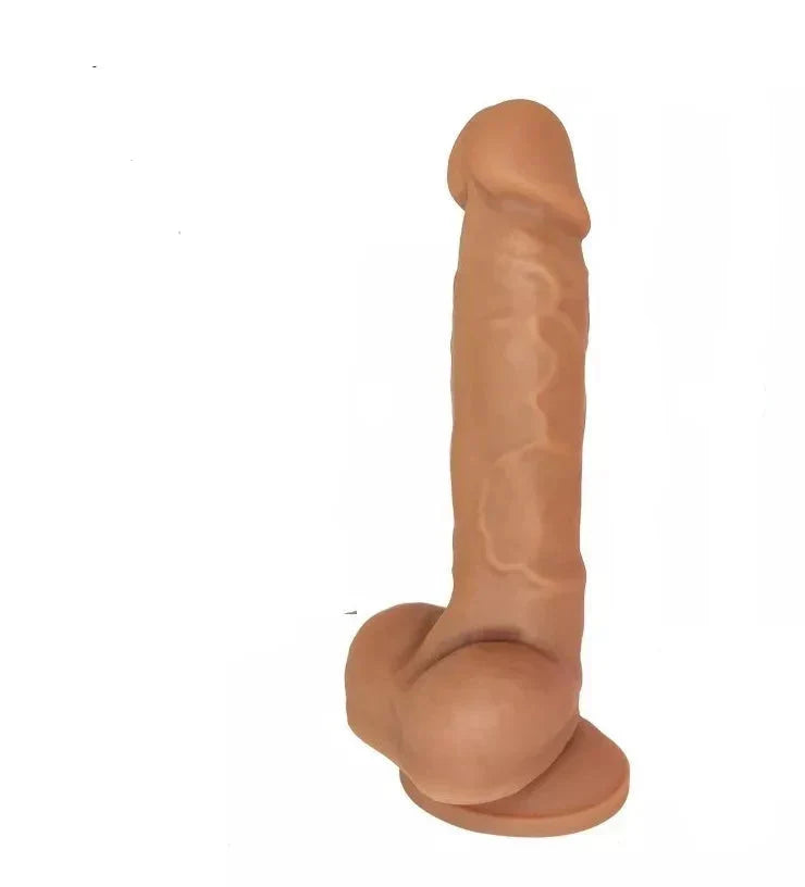 Gode Hyper Realiste Double Densité en Silicone 16 cm avec Ventouse