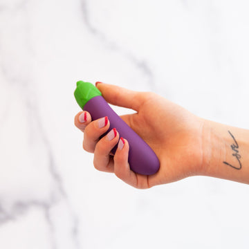 Violet Aubergine Mini Vibromasseur Clitoridien