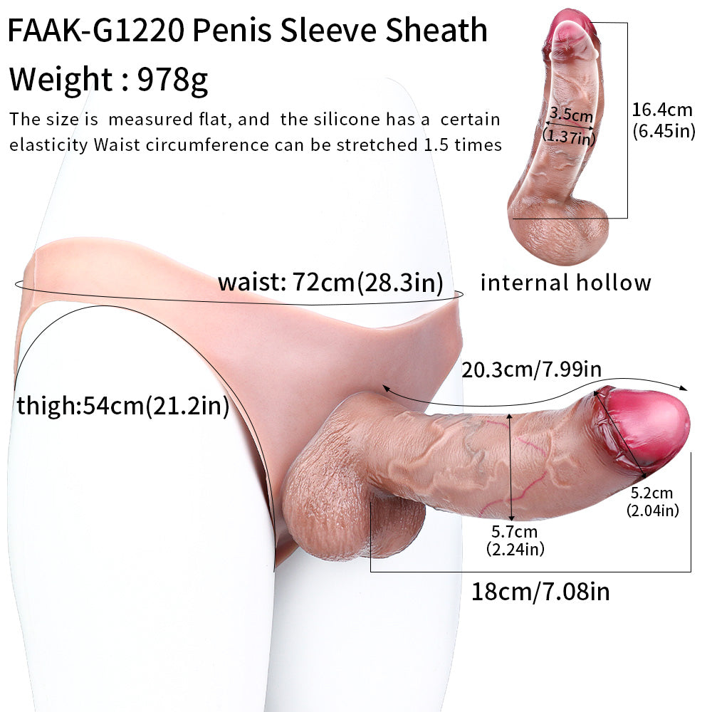 Gode Ceinture Creux Pour Homme Culotte Silicone