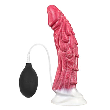 Gode Dragon Éjaculateur Fantasy Rose 21,2 cm
