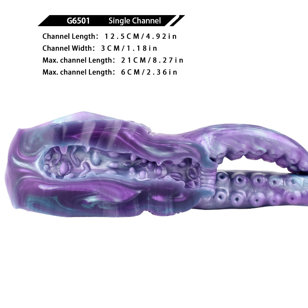 Masturbateur Alien Poulpe Violet Silicone pour Homme