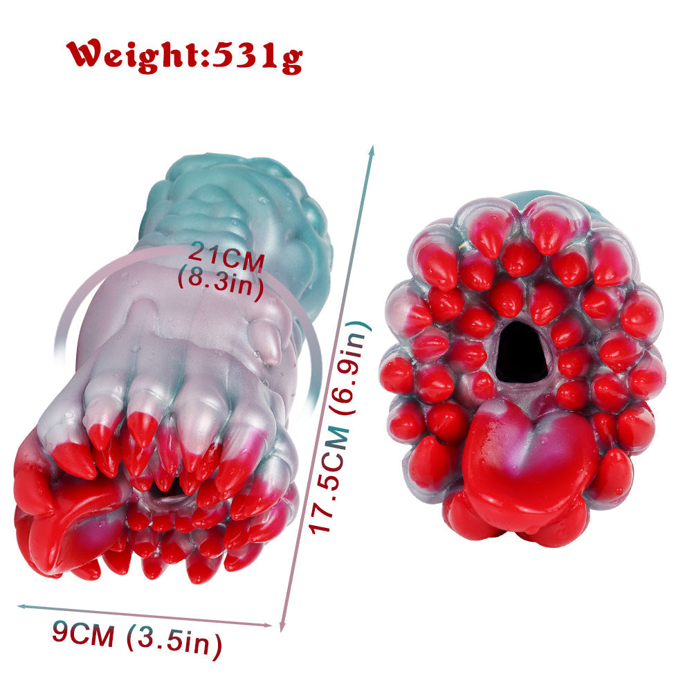 Masturbateur Homme Pocket Pussy Monstre Rouge Écarlate à Reliefs d’Étamines